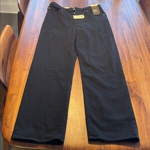 Levi’s Black Ribcage Straight Jeans 30x34